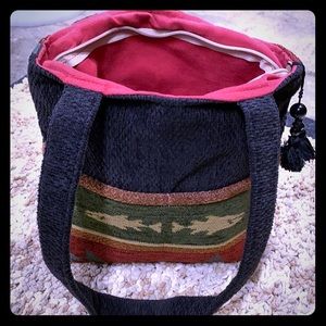 Soft corduroy purse